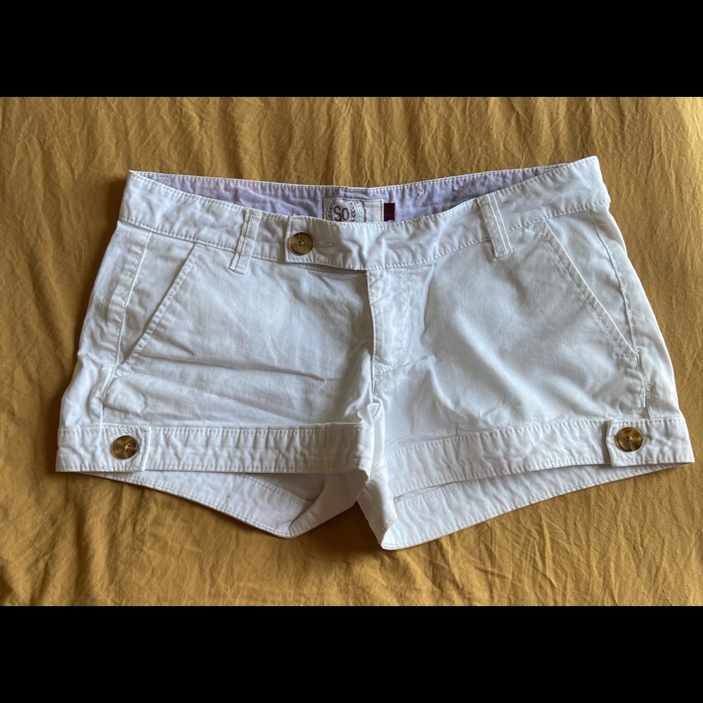 White shorts